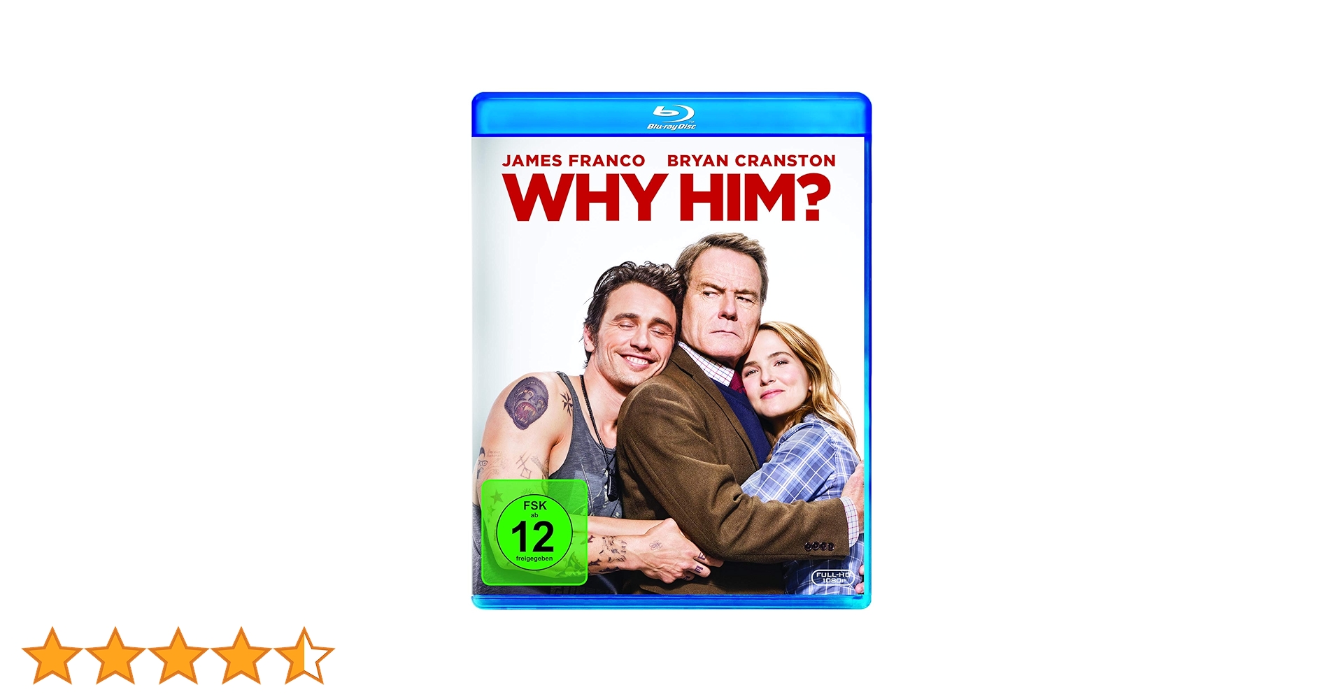Why him? [Blu-ray]: Amazon.de: Cranston, Bryan, Deutch, Zoe